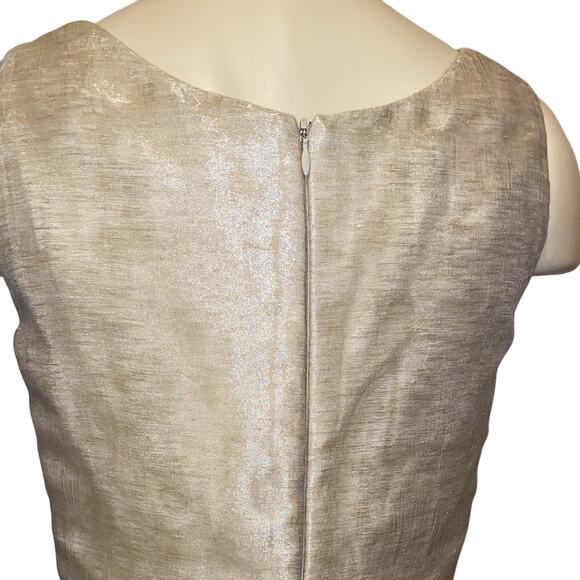 Roland Nivelais Bergdorf Goodman Gold Long Dress high couture Maxi - Picture 7 of 16